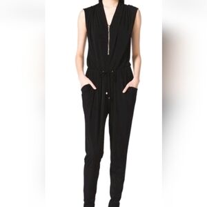 Michael Kors Women's XS Black Sleeveless One-Piece Jumpsuit